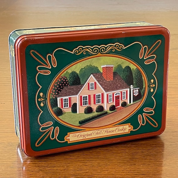 Nestle Original Toll House Cookie Tin Nestle Collectible Cookie Box Toll House Vintage Tin Toll House Tin Decor Tin Collectible Tin