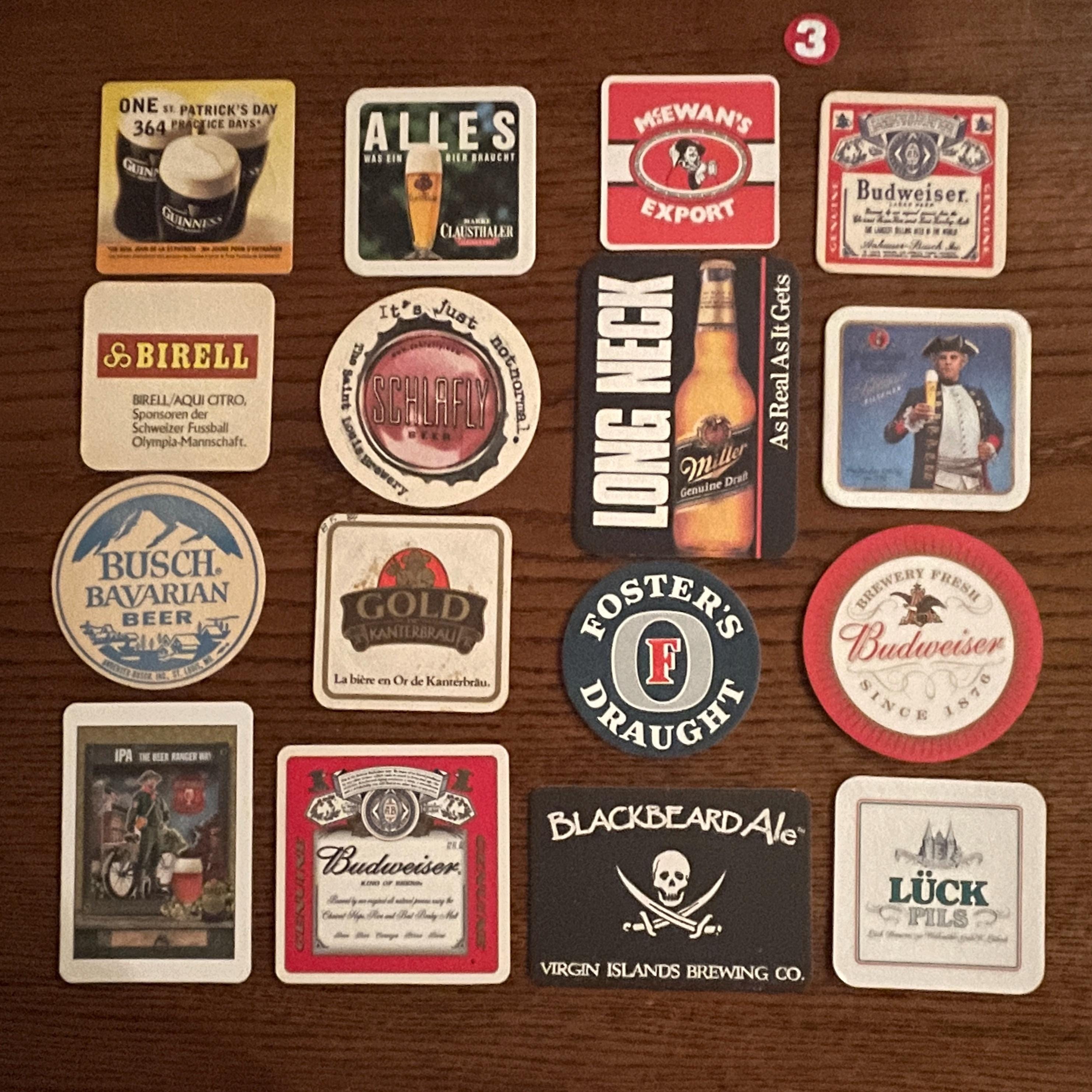100 British Pub Coastersイギリス製　本物　 コレクション British Pub Coasters - Etsy