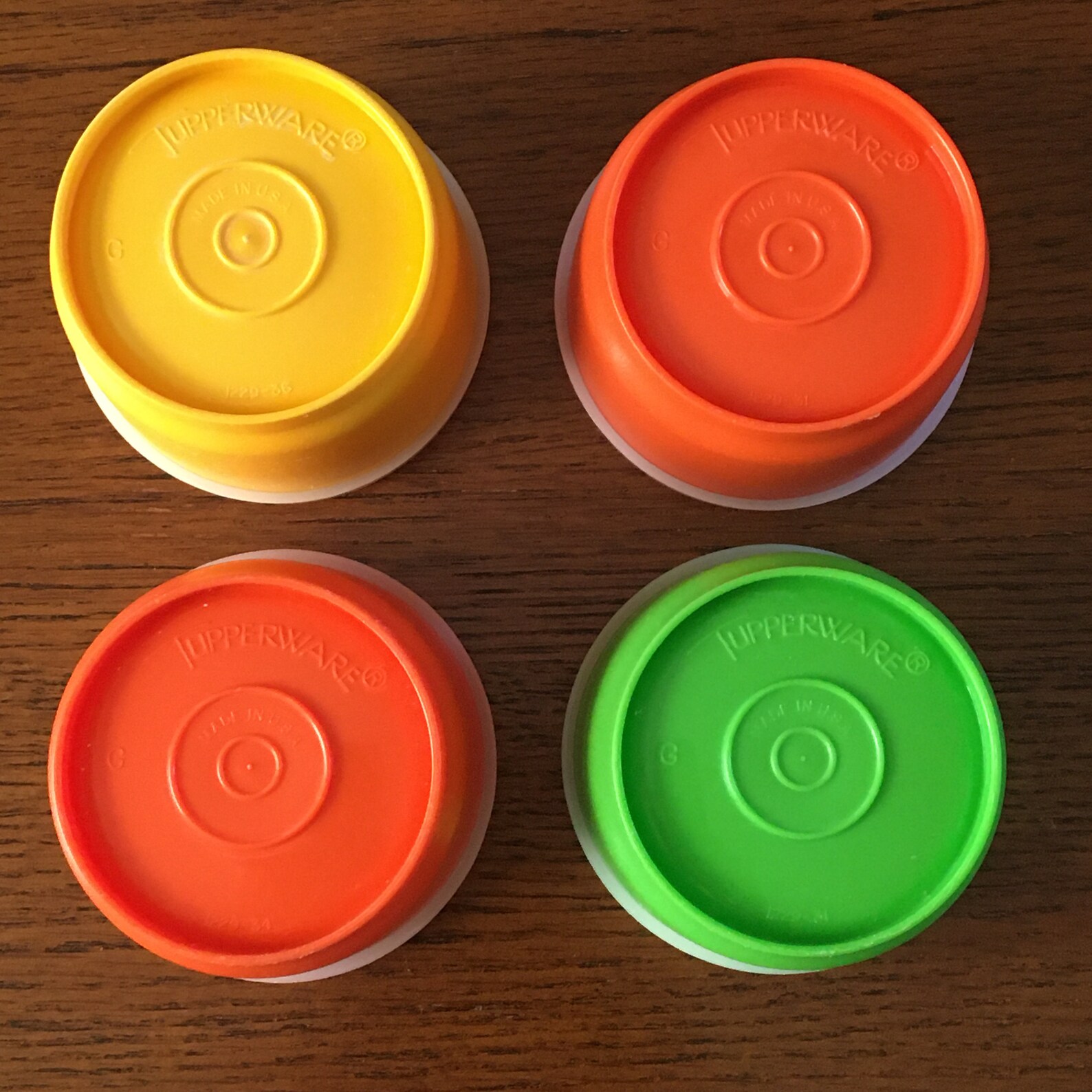 Tupperware Classic 6 oz Snack Cups 1229 with 297 Seals Set Etsy