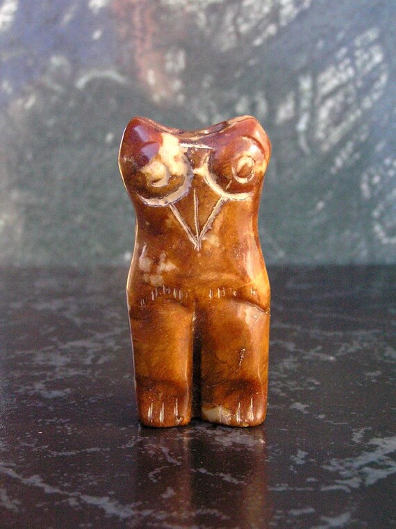 Vintage Jade Owl Brown White Nephrite Figurine Statue Il_570xn