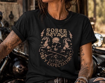 Nykterhetströja, unisex t-shirt, nykterhetsgåva, nykterhetströja, återhämtning, sluta dricka, AA-gåva, nykterhetströja, present till någon i nykterhet
