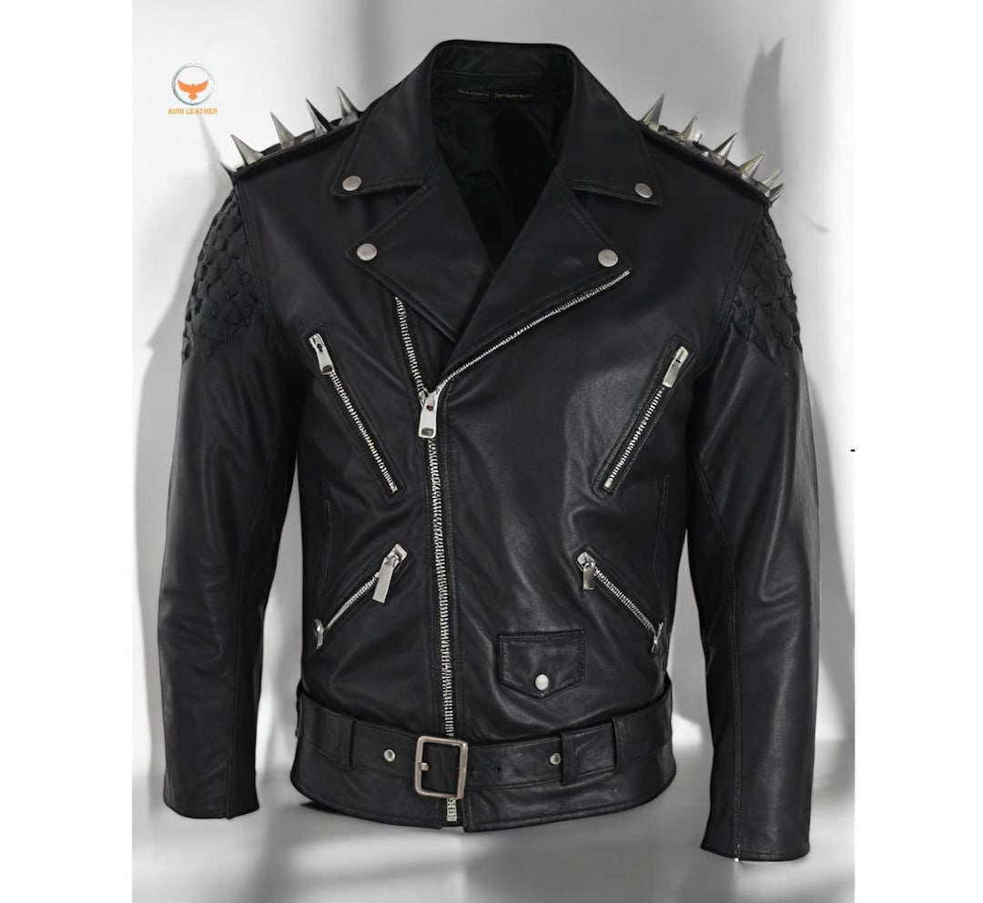 ジャケット・アウター grunge sheep leather short jacket punk 61D9kmXaCML._UY1000_.jpg
