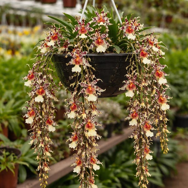 Oncidium Rex's luck " firefly" orchid-pansy orchid-dancing lady yellow orchid