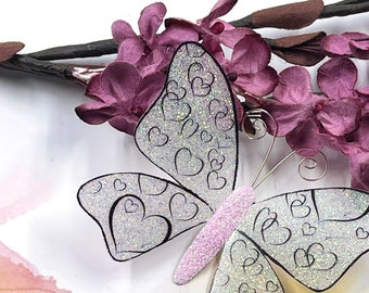 Acetate Butterfly Embellishments | Valentine Crafts | Butterfly Die Cuts | Scrapbooking | Wedding Decor | Home & Party Decor | G13