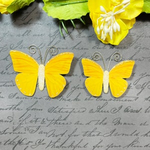 Paper Butterfly Embellishments Butterfly Die Cuts Scrapbooking Wedding Decor Home & Party Decor Walking On Sunshine image 2