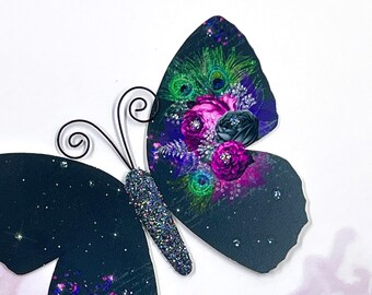 Paper Butterfly Embellishments | Butterfly Die Cuts | Scrapbooking | Wedding Decor | Home & Party Decor | Mardi Gras