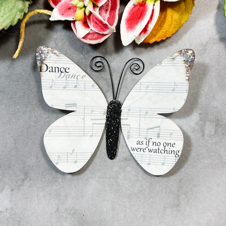 Paper Butterfly Embellishments Butterfly Die Cuts Scrapbooking Dance Original Sentiment