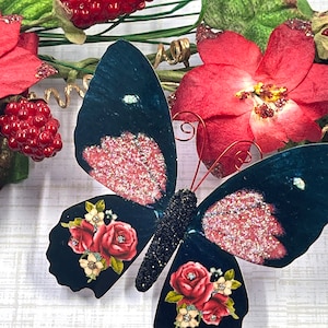 Paper Butterfly Embellishments | Butterfly Die Cuts | Scrapbooking | Wedding Decor | Home & Party Decor | Rosalie