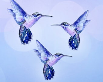 Paper Hummingbird Embellishments | Hummingbird Die Cuts | Scrapbooking | Home & Party Decor | Rosalia
