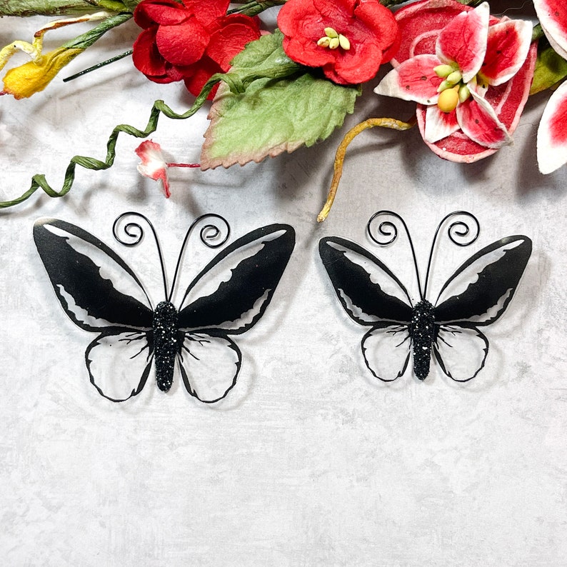 Acetate Butterfly Embellishments Transparent Butterflies Butterfly Die Cuts Scrapbooking Wedding Decor Home & Party Decor G11 image 3