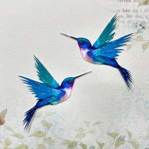 Paper Hummingbird Embellishments Hummingbird Die Cuts Scrapbooking Home & Party Decor Juniper image 5