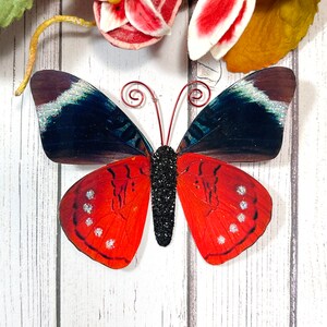 Paper Butterfly Embellishments Butterfly Die Cuts Scrapbooking Wedding Decor Home & Party Decor Lady in Red image 2