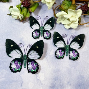 Paper Butterfly Embellishments Butterfly Die Cuts Scrapbooking Wedding Decor Home & Party Decor Violet Rose image 4