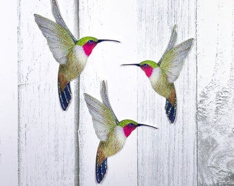 Paper Hummingbird Embellishments | Hummingbird Die Cuts | Scrapbooking | Home & Party Decor | Zephyr