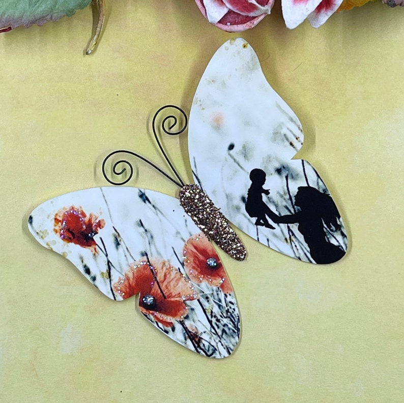 Paper Butterfly Embellishments Mother's Day Butterfly Die Cuts Scrapbooking About A Boy image 7