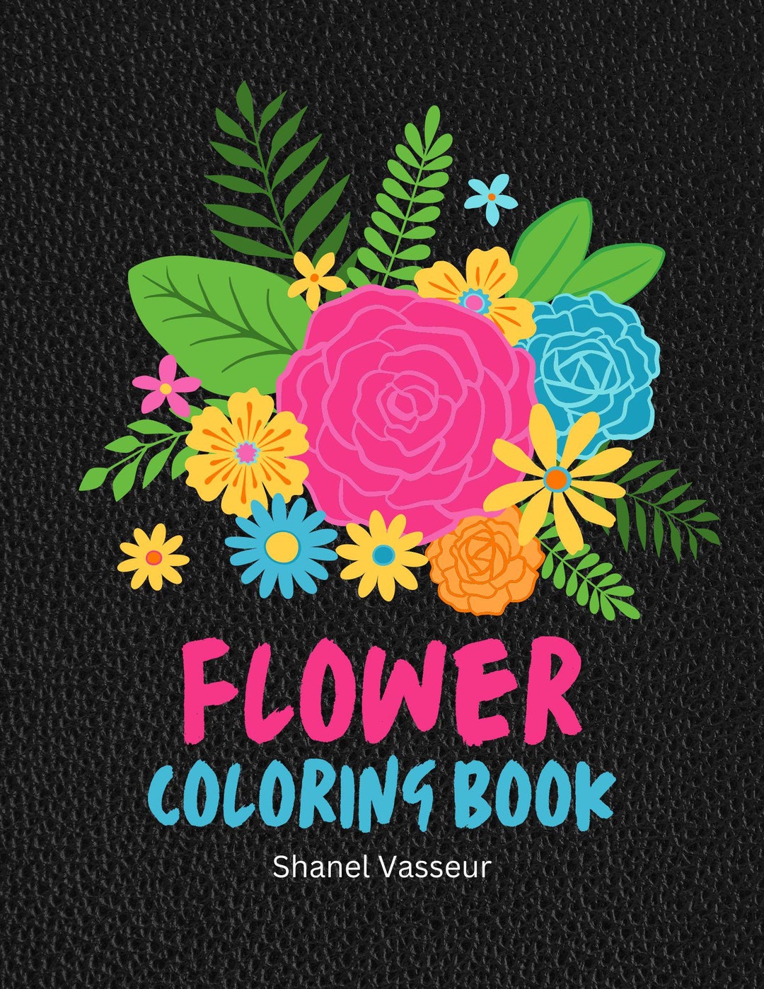 Flower Coloring Book Digital Download - Etsy