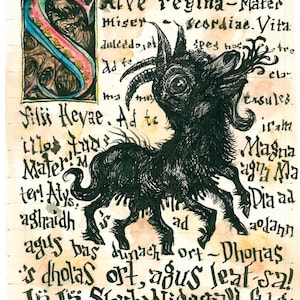 the Black Goat of the Woods, Illuminated image 1