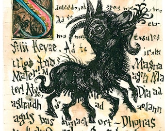 the Black Goat of the Woods, Illuminated