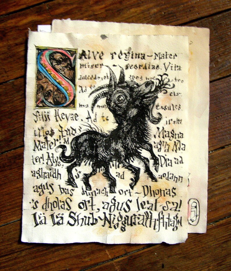 the Black Goat of the Woods, Illuminated image 2