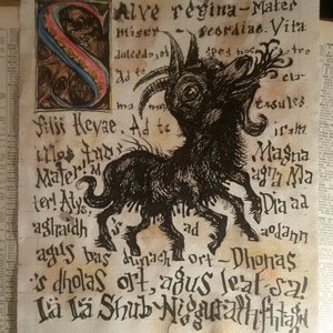 the Black Goat of the Woods, Illuminated image 3