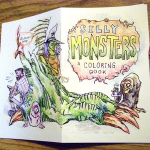 Silly Monsters, a Coloring Book