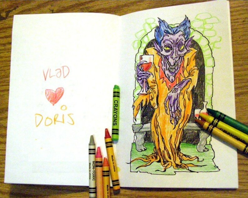 Silly Monsters, a Coloring Book image 2