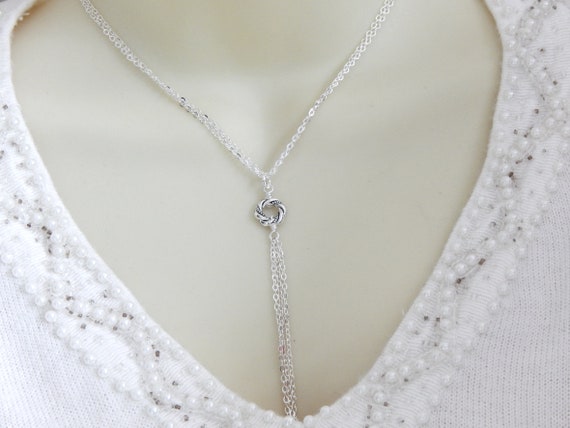 Algerian Love Knot Necklace by Carrie Story - Silver And Stone Jewellery  Design