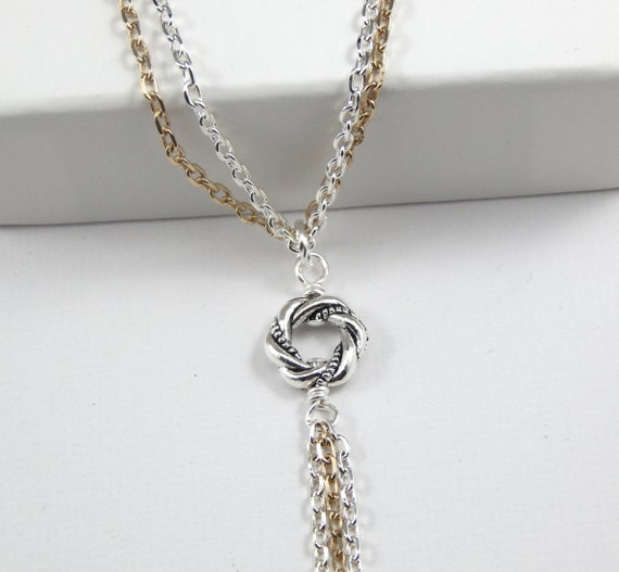 Algerian Love Knot Necklace Love Knot Necklace Etsy Sweden