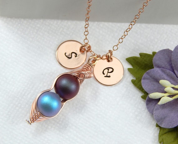 Etsy peas in a pod best sale necklace