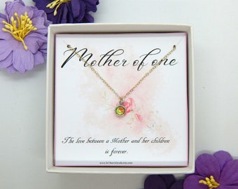 Mother of One Necklace, Mom of One Necklace, Mother of One Gift, Mom of One Gift, Christmas Gift for Mother, Birthday Gift for Mother