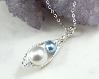 Pea Pod Necklace - Etsy Australia