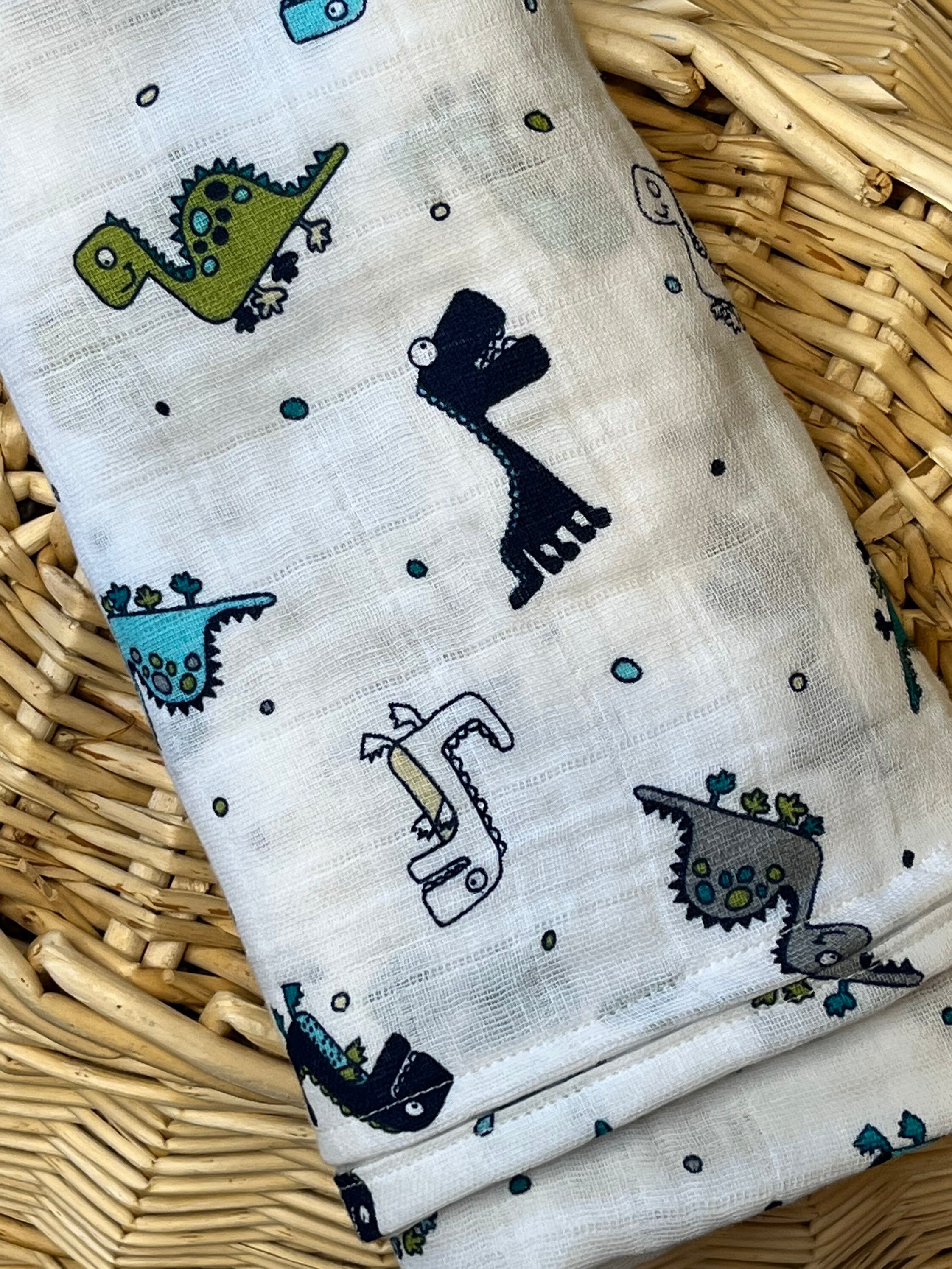 Dinosaur muslin sale