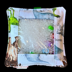 Dinosaur I Spy Sensory Bag: Travel Fidget Toy, Quiet Activity