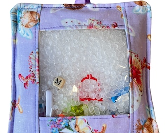 Fairies on Lavender I Spy Sensory Bag - Travel Seek and Find Bag - Fidget Bag - Eye Spy Bag - Ready to Ship