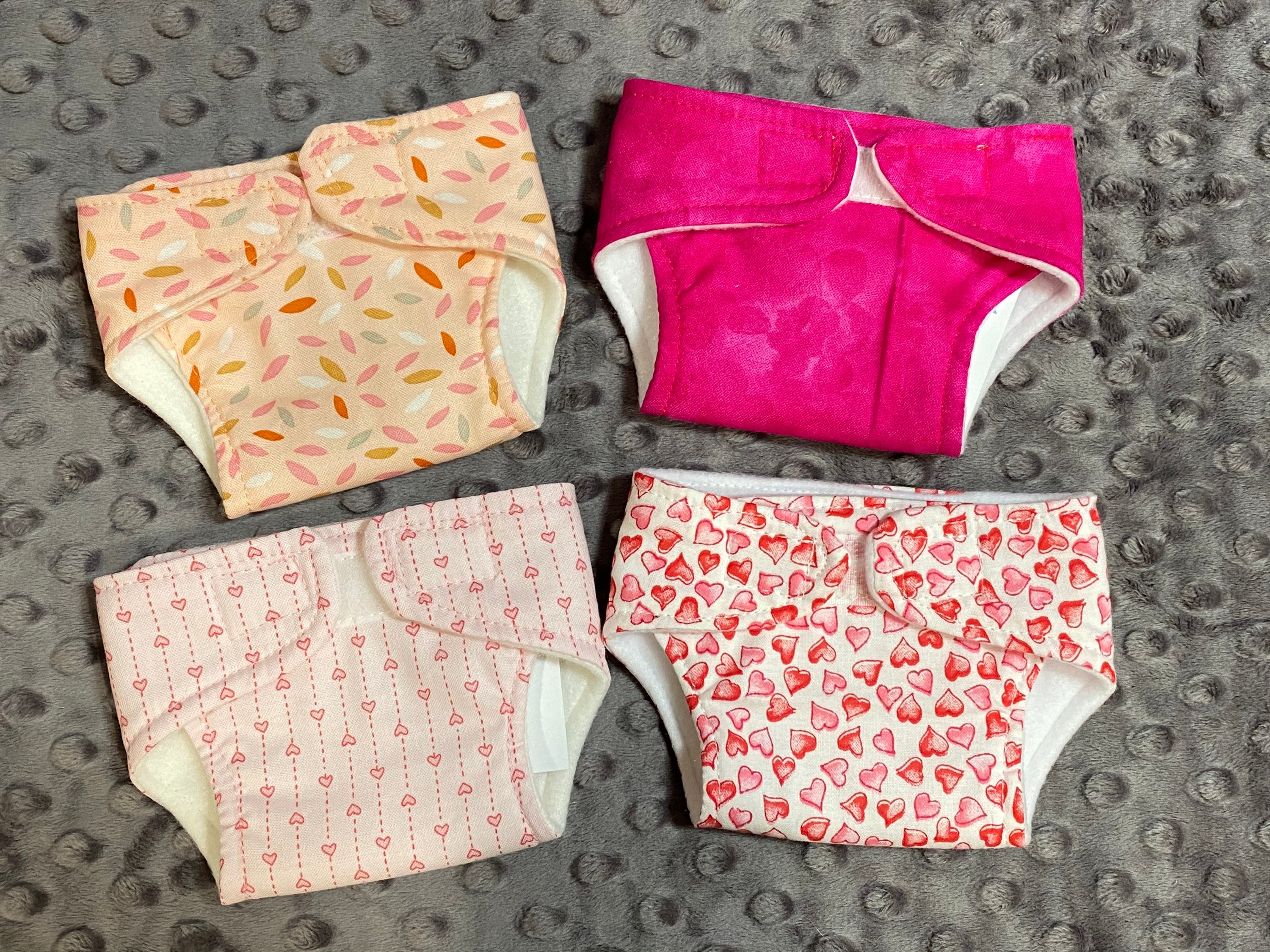 Baby Doll Cloth Diapers Small Size Hot Pink Peach Etsy