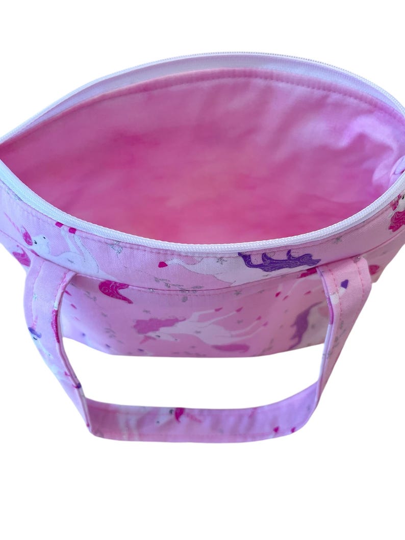 Pink Unicorn Baby Doll Diaper Bag and Accessories Kit, Doll Diapers and