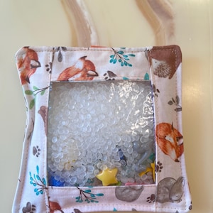 Woodland Animals I Spy Bag: Sensory Fidget Toy, Quiet Time Activity