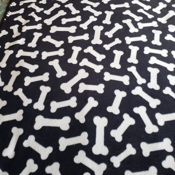 Dog Bones Fleece Blanket