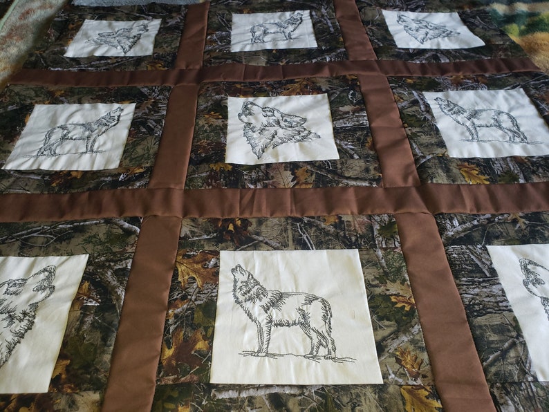 Wolf Baby Quilt