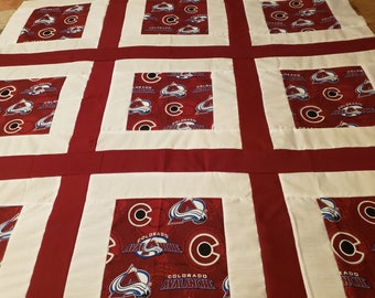 Colorado Avalanche Baby Quilt
