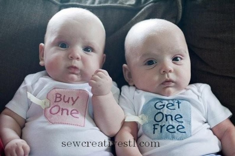 THE ORIGINAL Buy One Get One Free Twin Onesie Set image 3