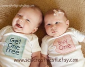 THE ORIGINAL Buy One - Get One Free Twin Onesie Set