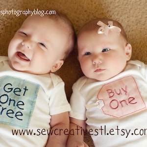 THE ORIGINAL Buy One Get One Free Twin Onesie Set image 1