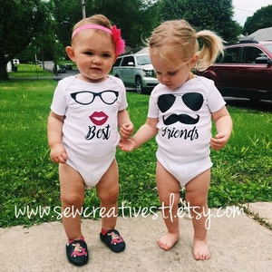 Baby Best Friends Bodysuit Set image 2