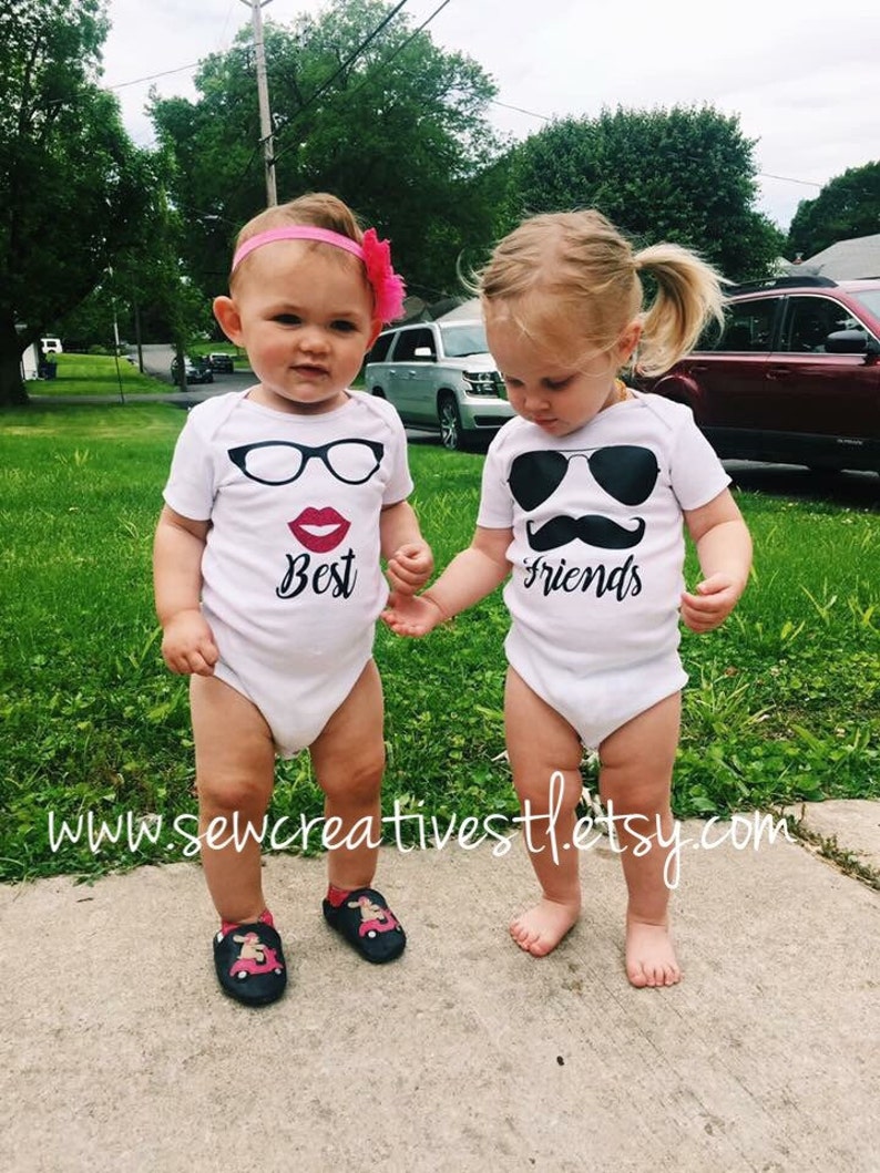 Baby Best Friends Bodysuit Set image 2