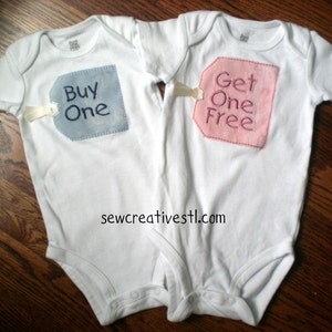 THE ORIGINAL Buy One Get One Free Twin Onesie Set image 2