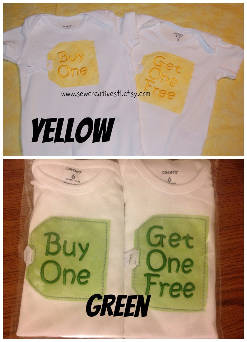 THE ORIGINAL Buy One Get One Free Twin Onesie Set image 5