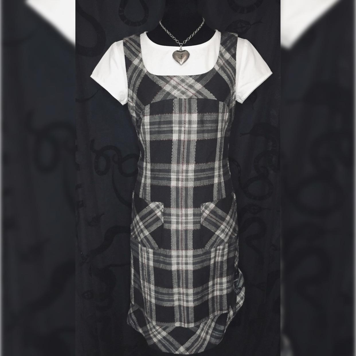 Goth Plaid Dress - Etsy