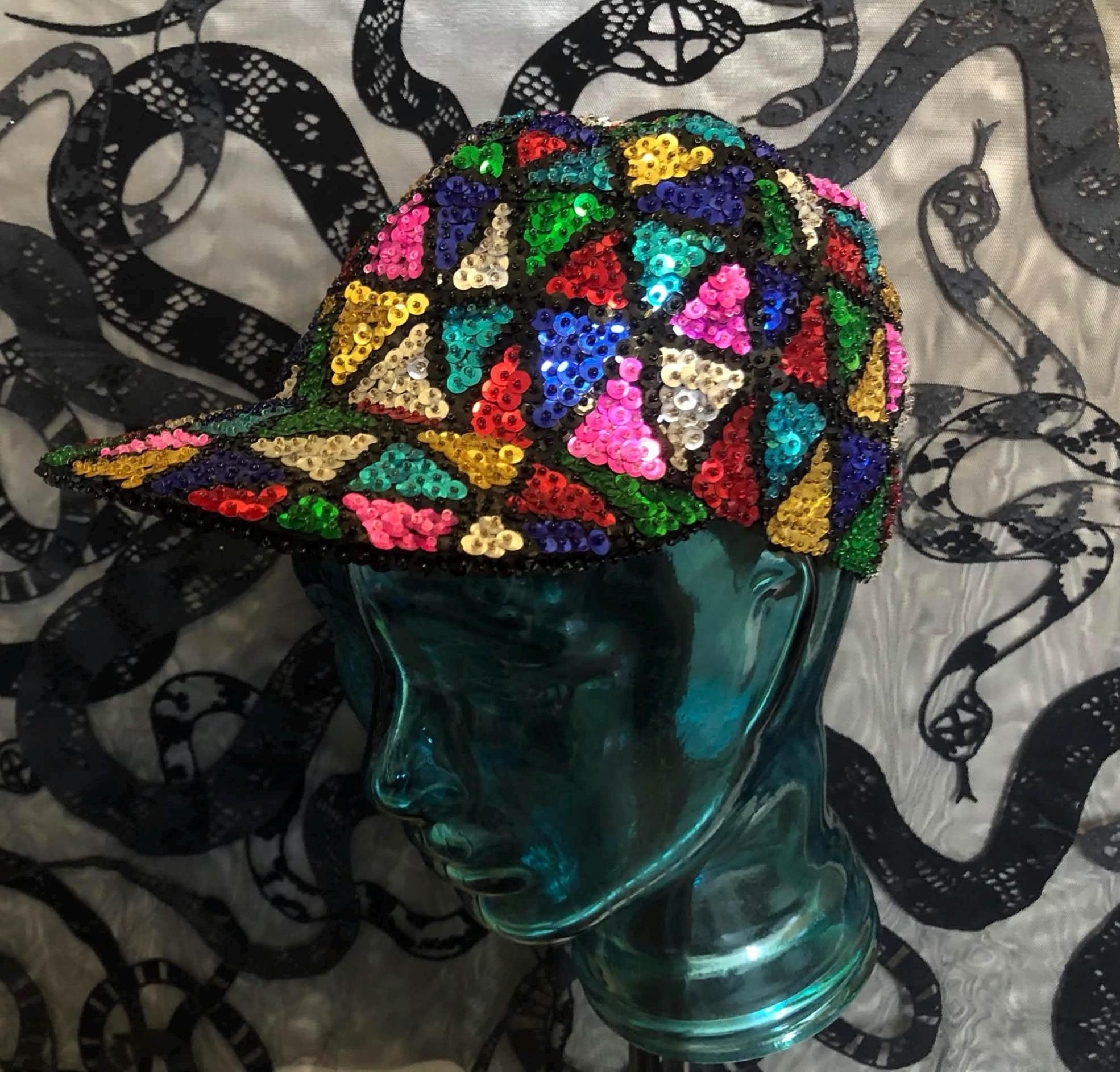 90s Sequin Hat - Etsy display picture 2