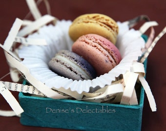 Designer Flavor French Parisian Macarons from Denise's Delectables Bakery